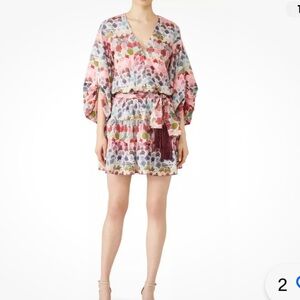 EUC REVOLVE Alexis Damiani Watercolor Dress